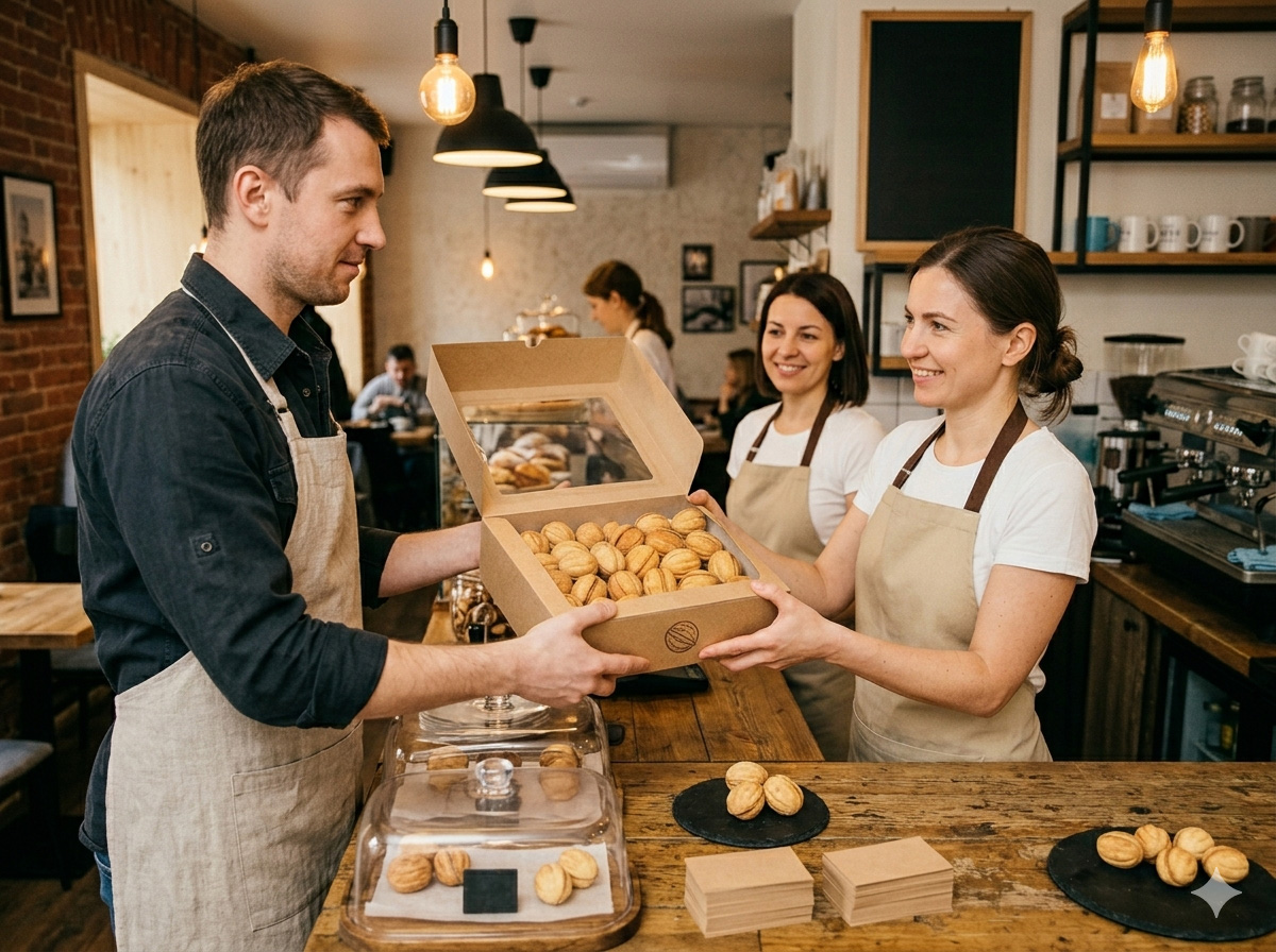 Орешки для ресторанов и кофеен